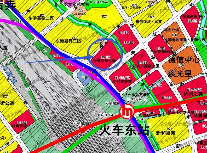 恒祺克拉天玺:城东新城板块土地块详细规划图(高清版)免费获取