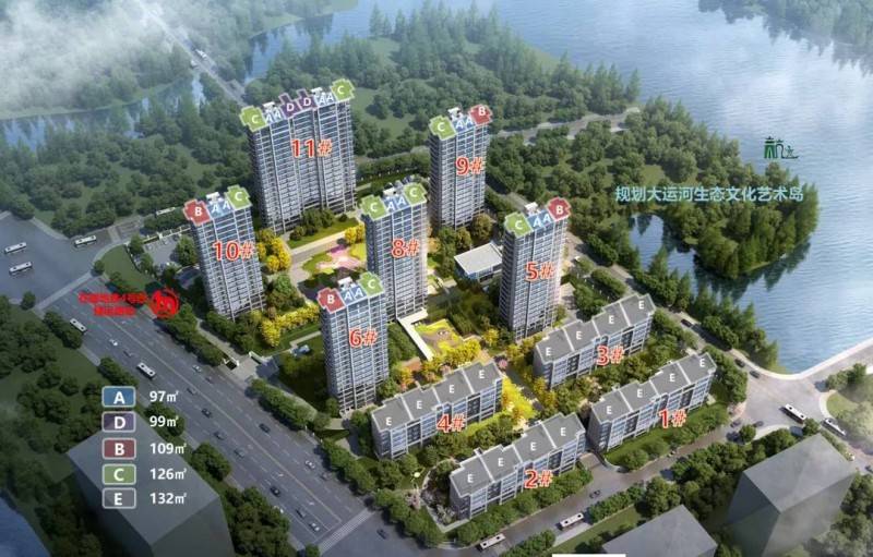 世茂璀璨澜庭实景图