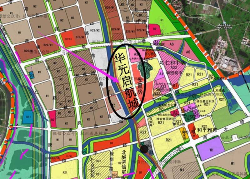 华元启航城:仁和板块土地详细规划图(高清版)免费获取