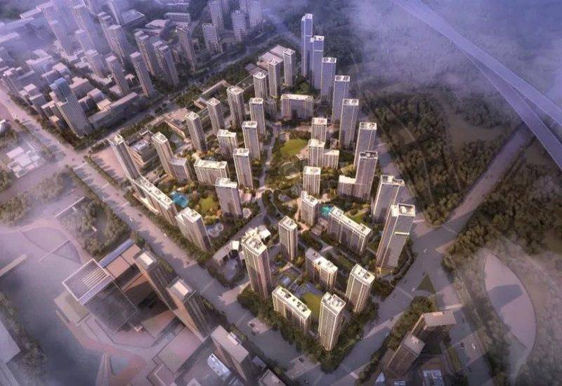 绿城桂冠东方实景图