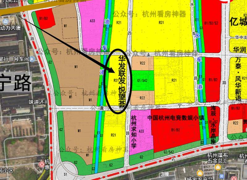 华发联发·悦望荟:华丰板块土地块详细规划图(高清版)免费获取