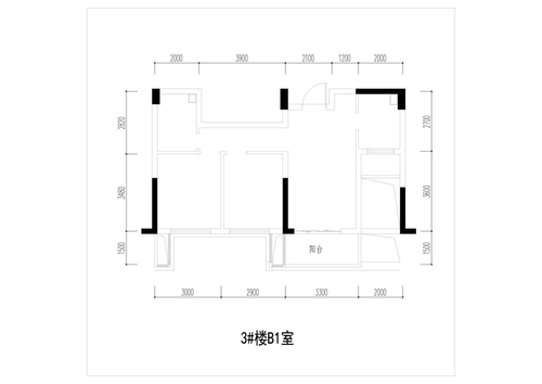高层90方-b1