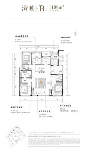 高层b-188方-四室两厅三卫